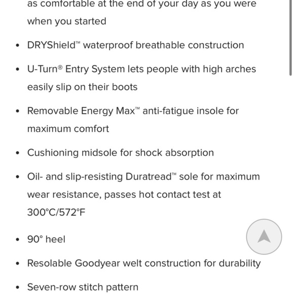 Ariat men’s work hog XT tumbleweed H2O carbon toe work boot 15 D iron coffee - Picture 8 of 10